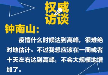 病例還會不會大規(guī)模增加？聽鐘南山怎么說