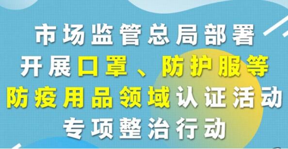 市場監(jiān)督管理總局開展防疫用品認(rèn)證整治行動(dòng)