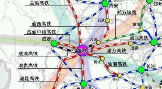 定了！成渝中線高鐵重慶段將途徑大足、銅梁、璧山