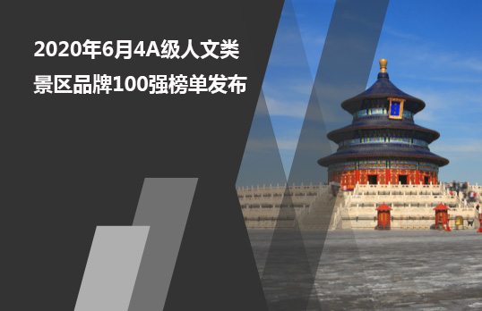 2020年6月4A級人文類景區(qū)品牌100強榜單發(fā)布