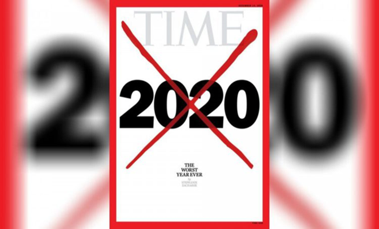 時(shí)代周刊新封面“2020是最糟糕一年” 這個(gè)標(biāo)記史上第五次出現(xiàn)