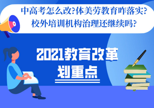 中高考、體美勞、校外培訓(xùn)……2021年這些都要改革！