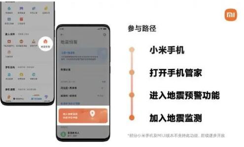 小米手機地震預警功能在印尼開啟試運行