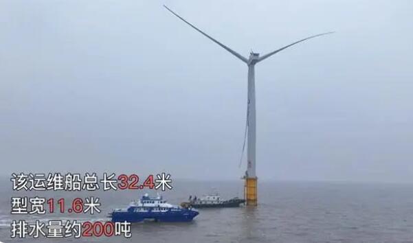 三峽集團雙模式高速風電運維船出海