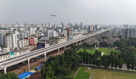 中企承建的孟加拉國首條高架快速路通車