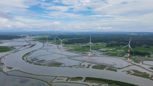 國(guó)家電投投資承建的孟加拉國(guó)首個(gè)集中式風(fēng)電項(xiàng)目并網(wǎng)發(fā)電